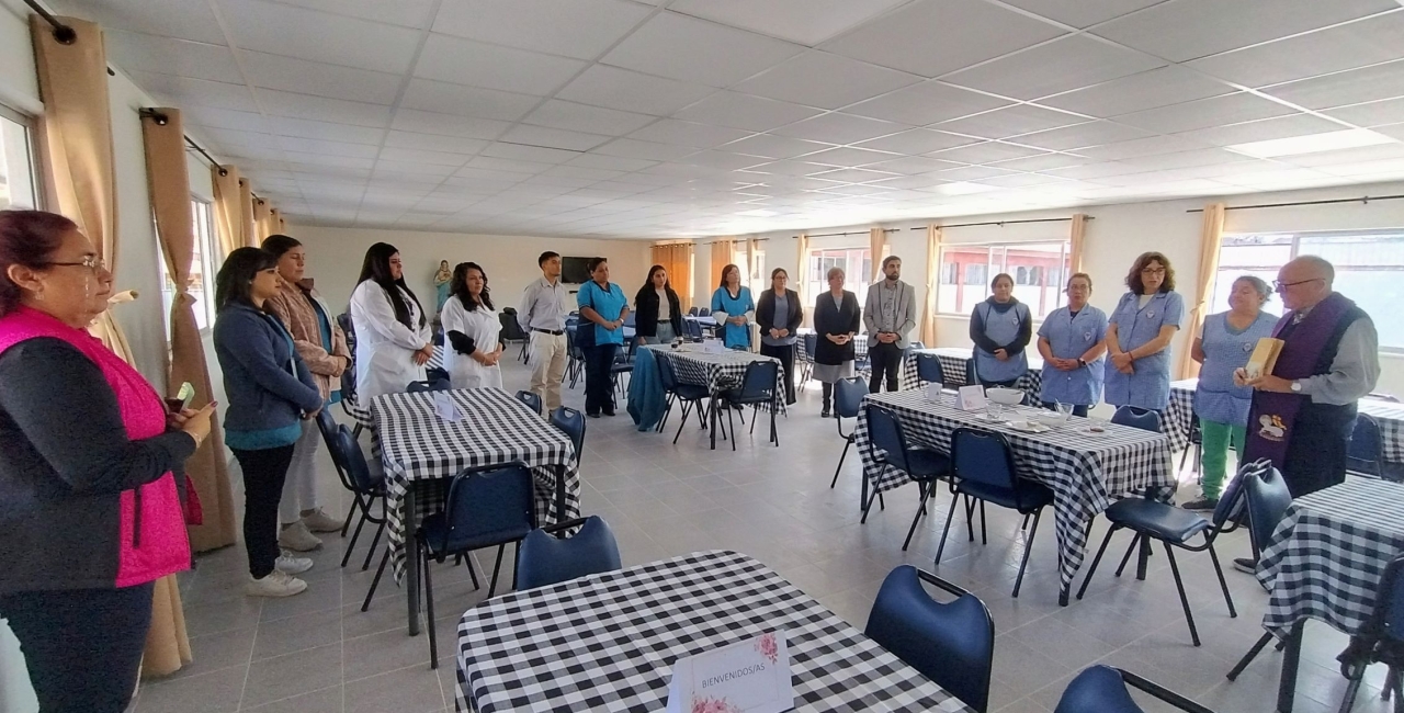 Presentan y bendicen el nuevo comedor para funcionarios/as del Colegio Santa María Eufrasia